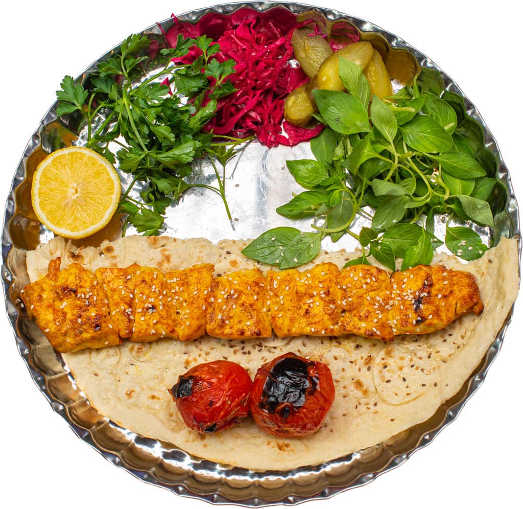 خوراک جوجه ( 100 گرمی ) تک / دو سیخ