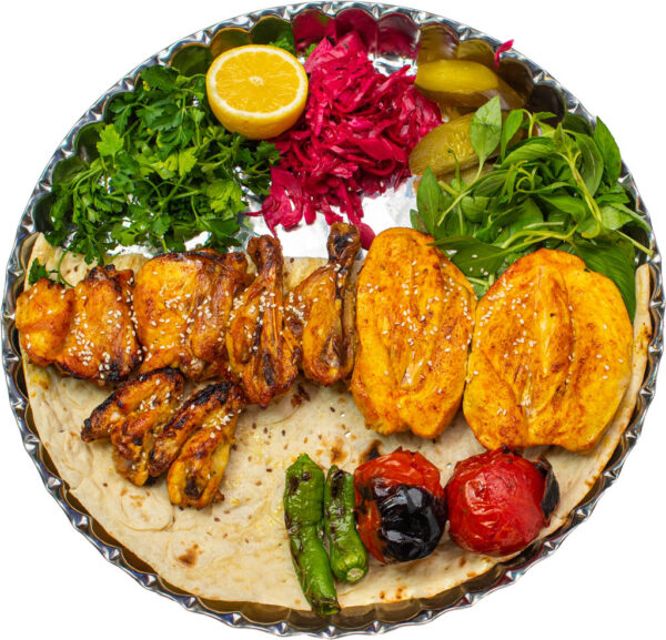 چلو جوجه با استخوان