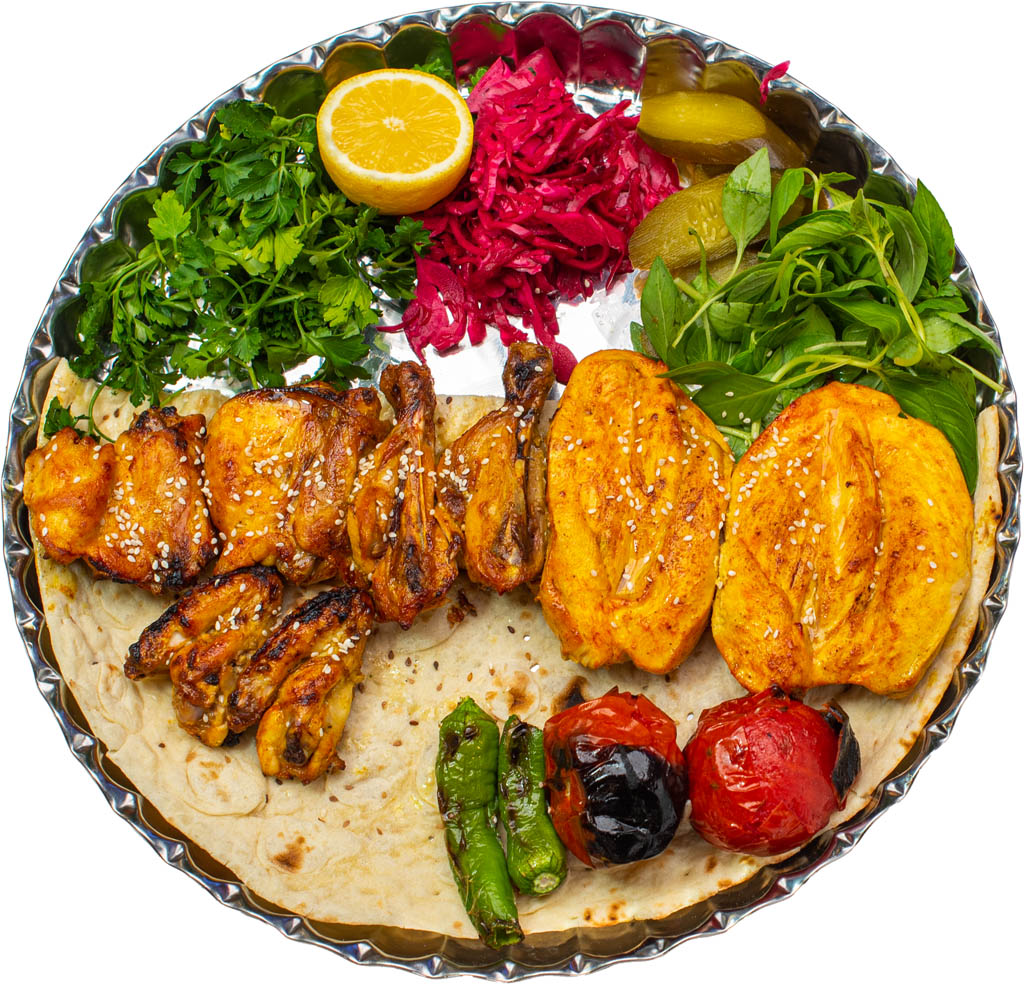 چلو جوجه با استخوان