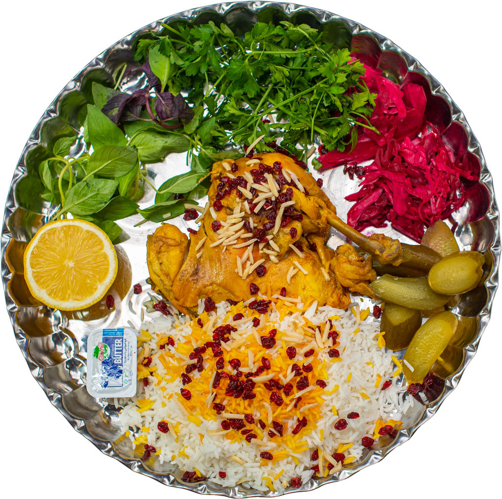 زرشک پلو با مرغ