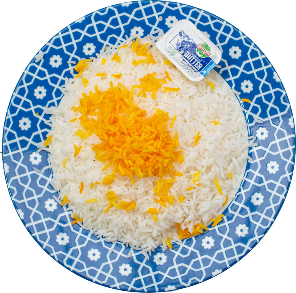 چلو کره (برنج 100% ایرانی )